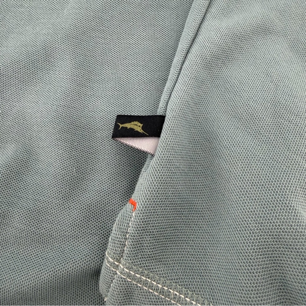 Tommy Bahama Men's Tropicool IslandZone Piqué Polo Shirt-Small- Color Polar Sky - Picture 8 of 10